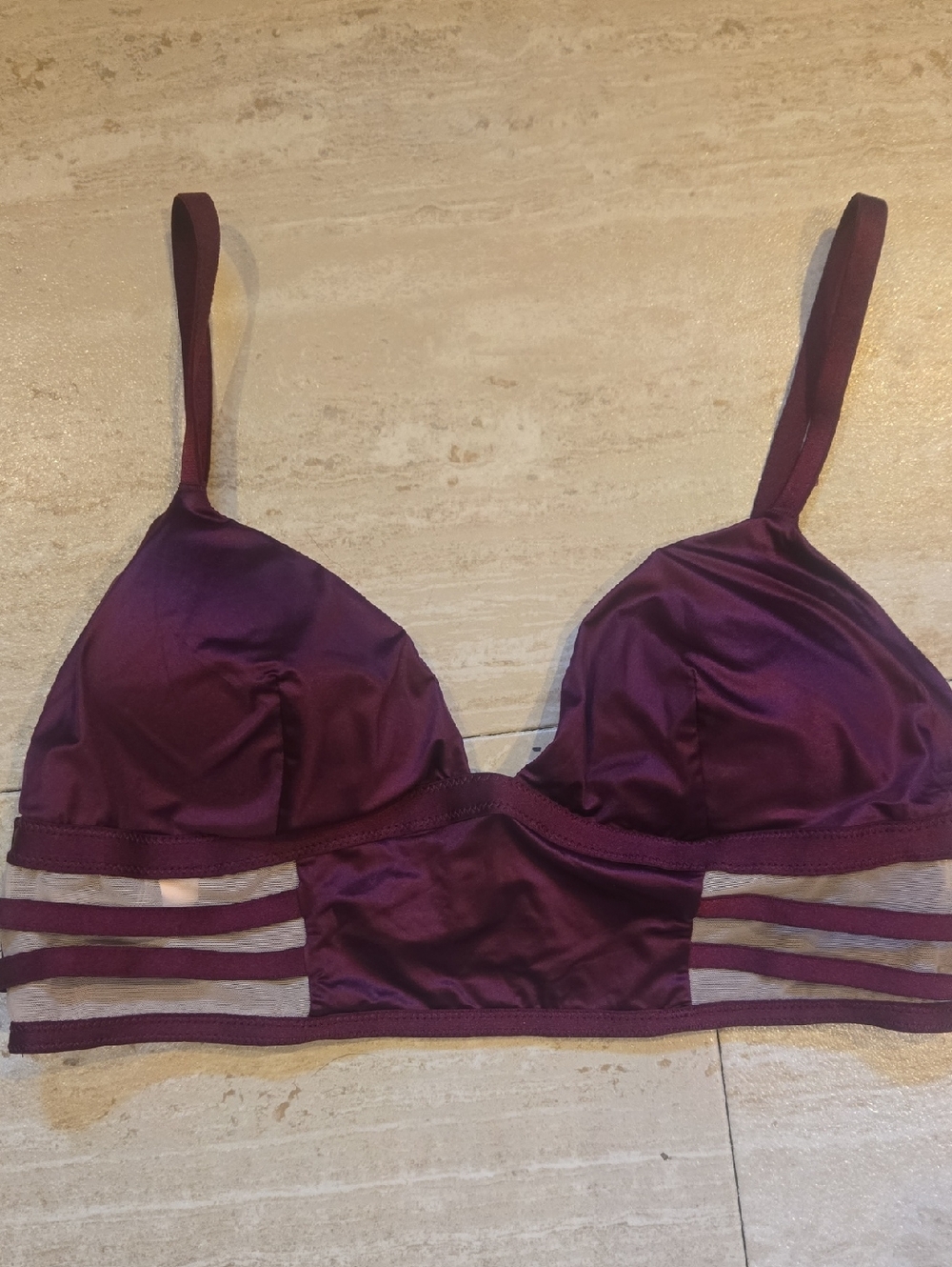 Victoria's Secret Plum Padded Bralette